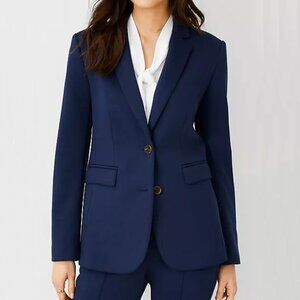 Ann Taylor Double Knit Two-Button Blazer